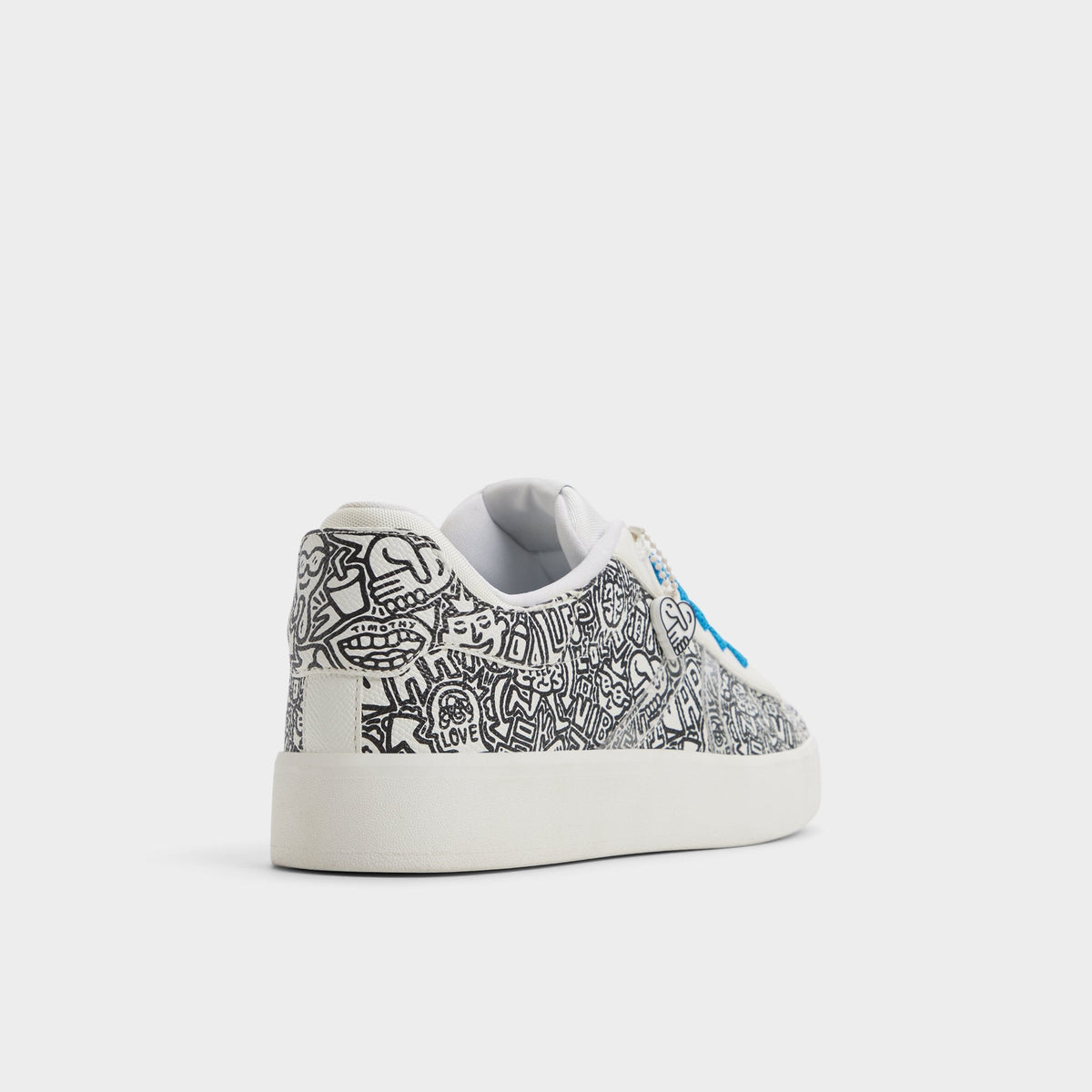 Timothy in Goodman White Black - Women's low top sneaker, Cup sole | Aldo