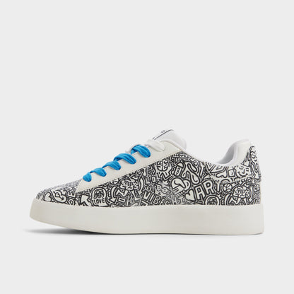 Timothy in Goodman White Black - Women's low top sneaker, Cup sole | Aldo