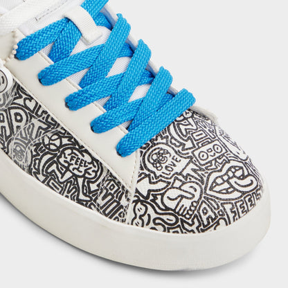 Timothy in Goodman White Black - Women's low top sneaker, Cup sole | Aldo