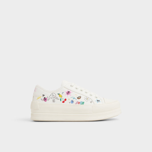 Rayes White/Multi Women's Low top sneakers - Sneaker, Platform | Aldo