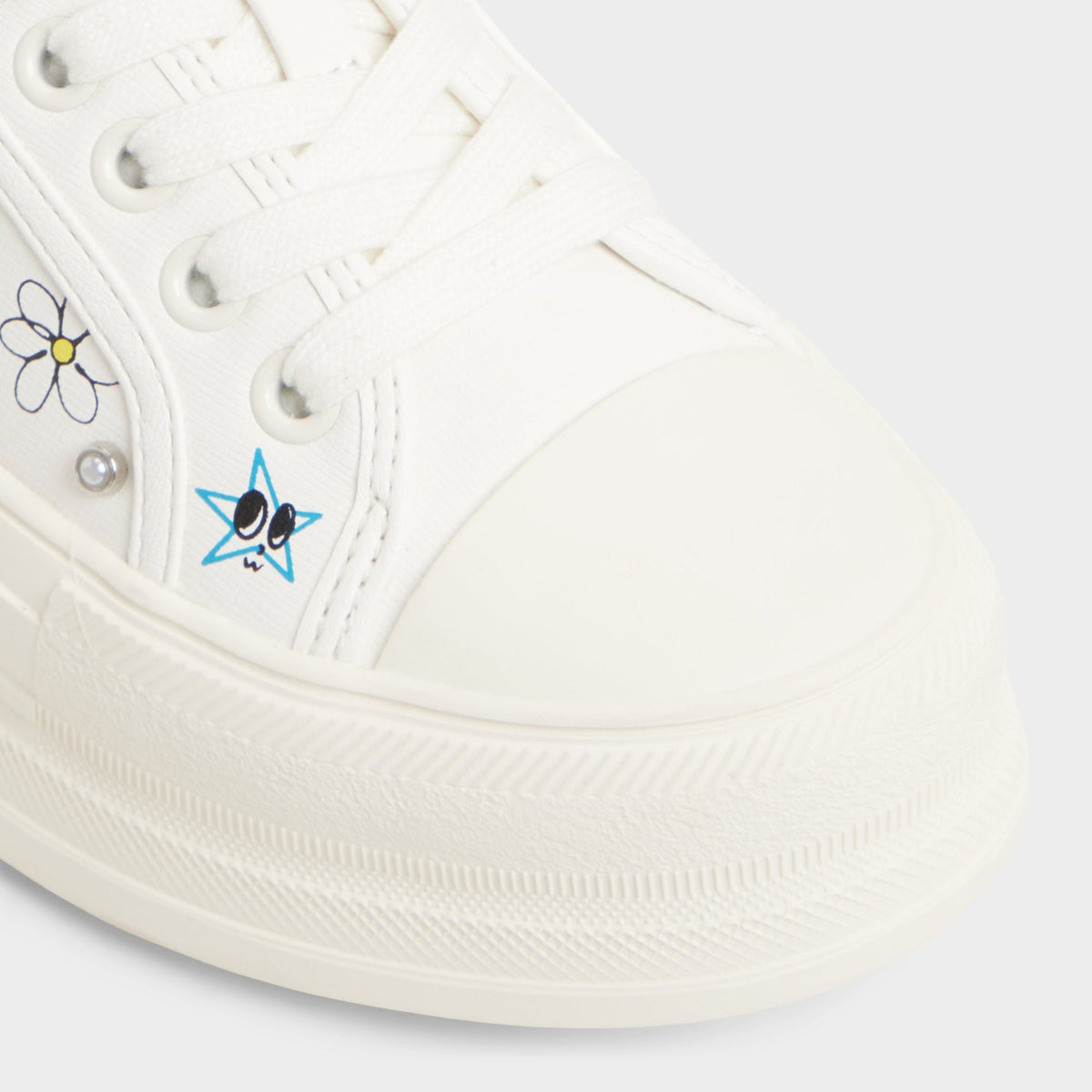 Rayes White/Multi Women's Low top sneakers - Sneaker, Platform | Aldo