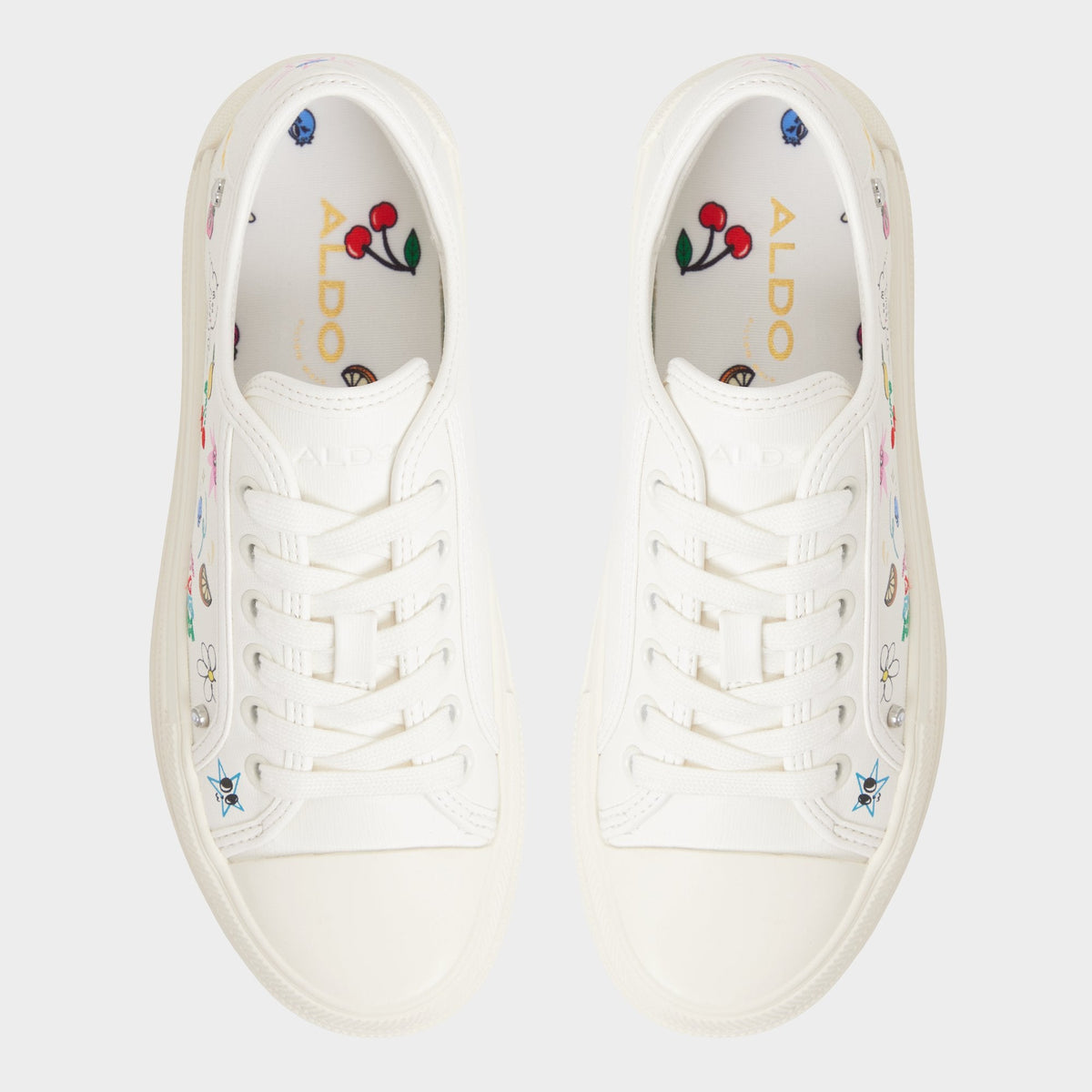 Rayes White/Multi Women's Low top sneakers - Sneaker, Platform | Aldo