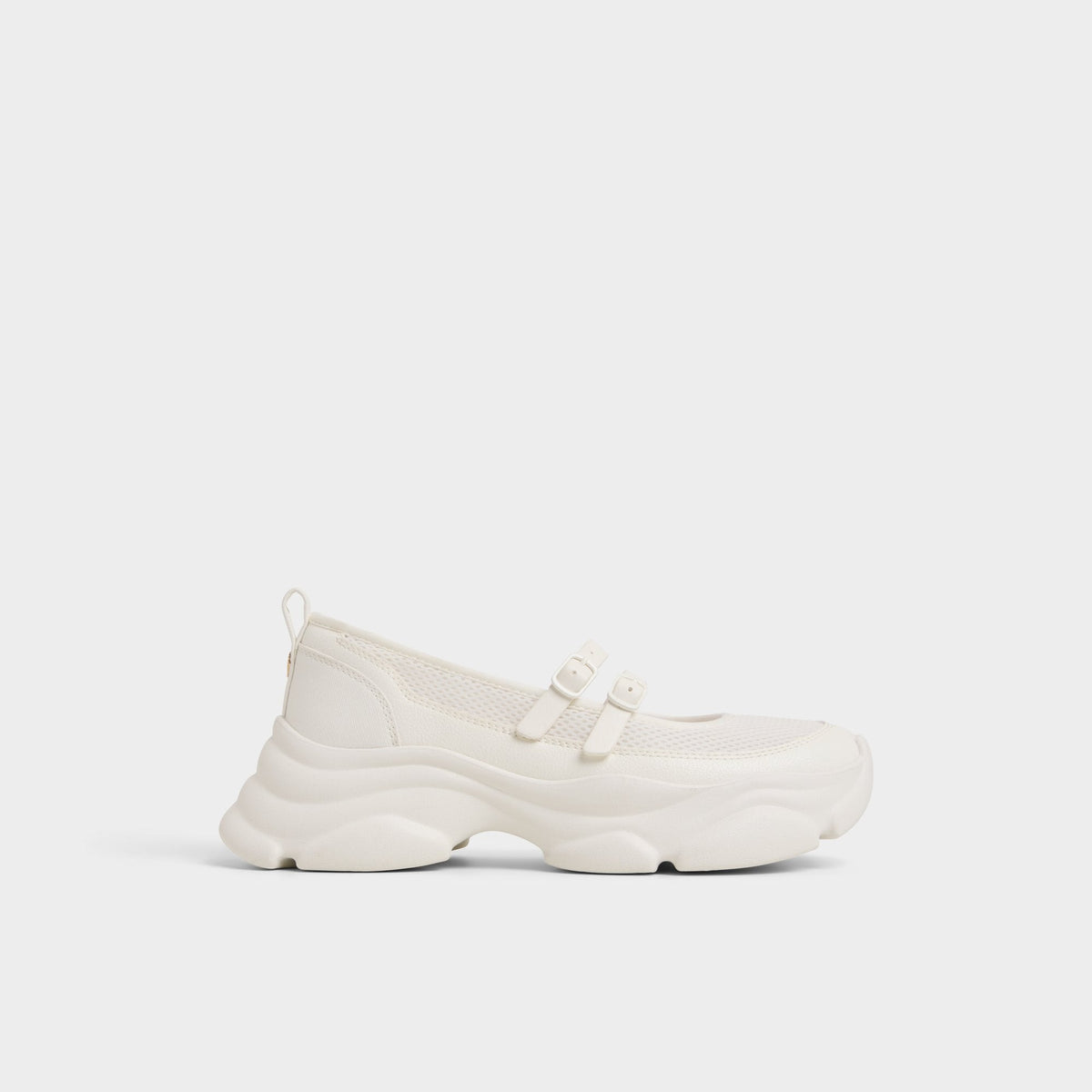 Aethera White Women's Platform and wedge sneakers - Mary Jane Sneakers, Jogger sole | Aldo