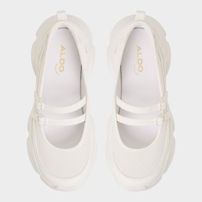 Aethera White Women's Platform and wedge sneakers - Mary Jane Sneakers, Jogger sole | Aldo