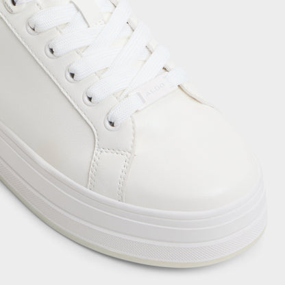 Chiccomfort Open White Women's Platform and wedge sneakers - Low top sneaker | Aldo