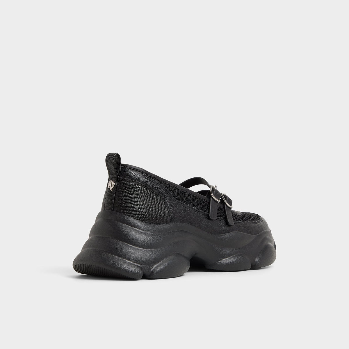 Aethera Black Women's Platform and wedge sneakers - Mary Jane Sneakers, Jogger sole | Aldo