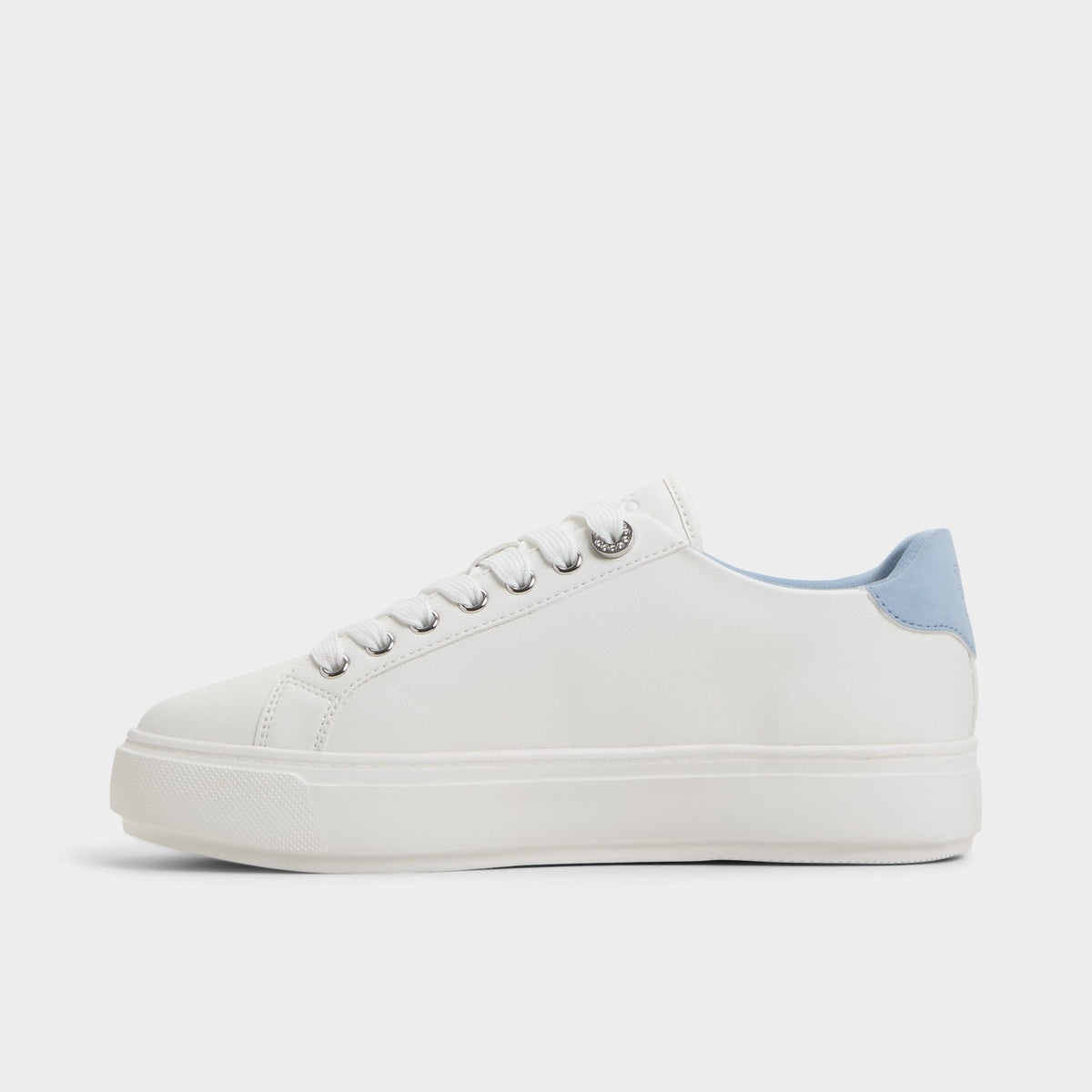 Saxony White/Multi Women's Platform and wedge sneakers - Low top sneaker | Aldo