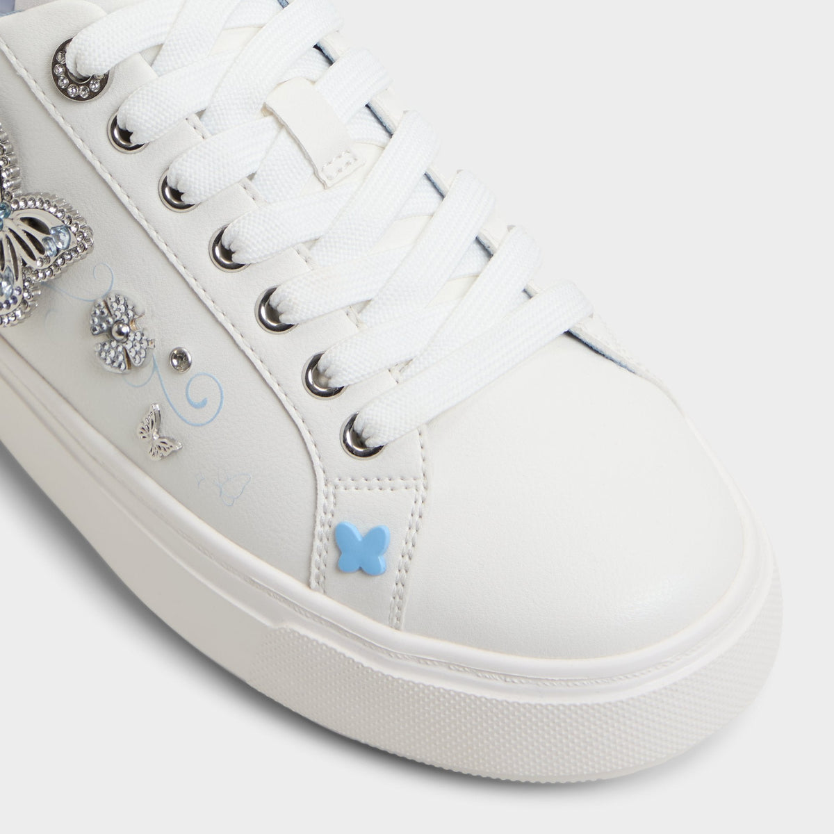 Saxony White/Multi Women's Platform and wedge sneakers - Low top sneaker | Aldo