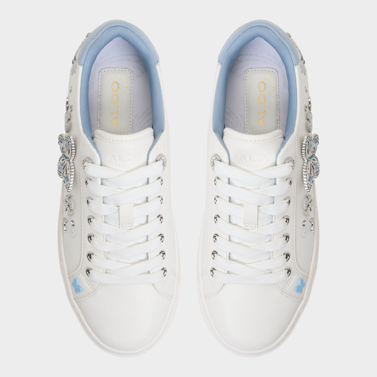Saxony White/Multi Women's Platform and wedge sneakers - Low top sneaker | Aldo