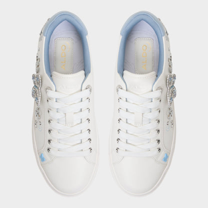 Saxony White/Multi Women's Platform and wedge sneakers - Low top sneaker | Aldo
