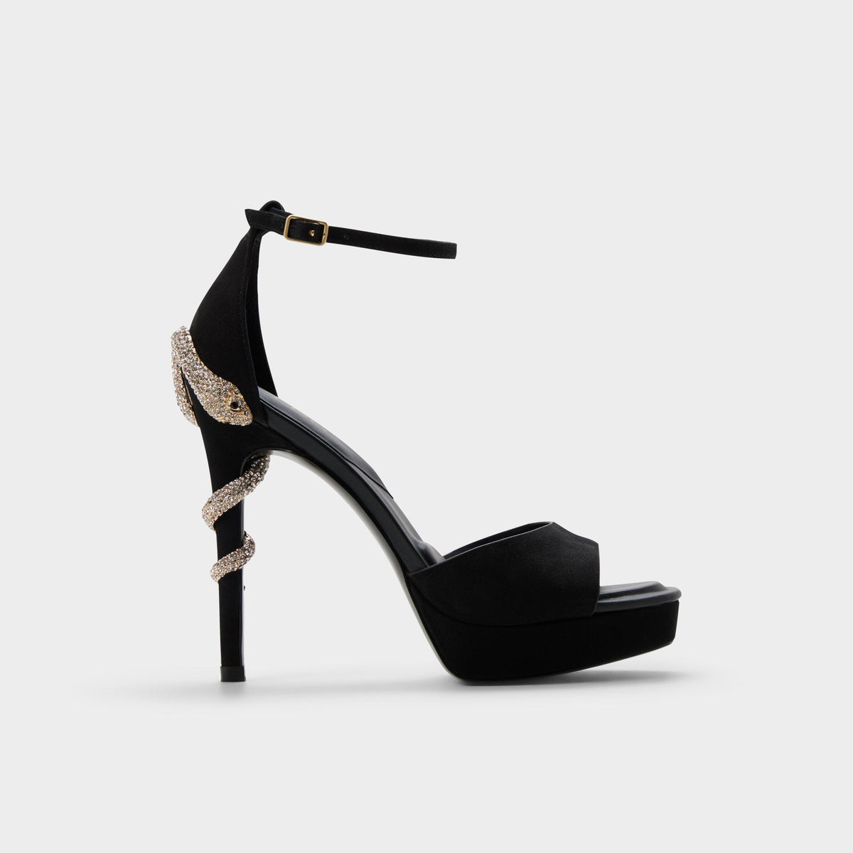Medusa in Other Black 14266744 - Strappy heeled sandal, Platform | Aldo