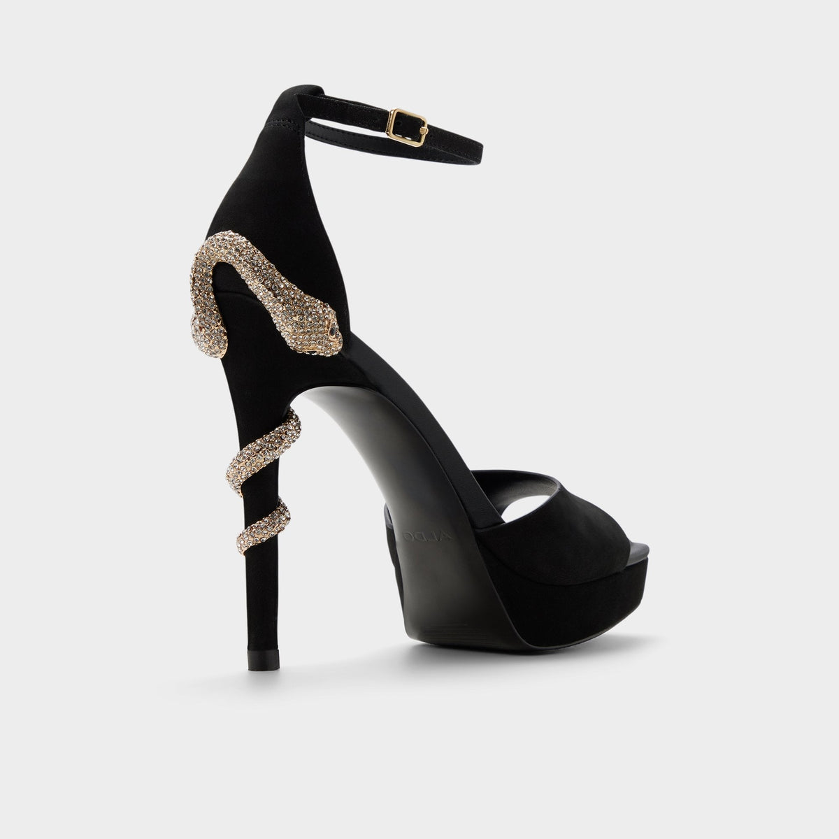 Medusa in Other Black 14266744 - Strappy heeled sandal, Platform | Aldo