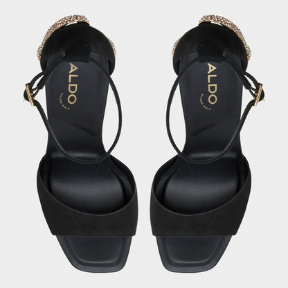 Medusa in Other Black 14266744 - Strappy heeled sandal, Platform | Aldo