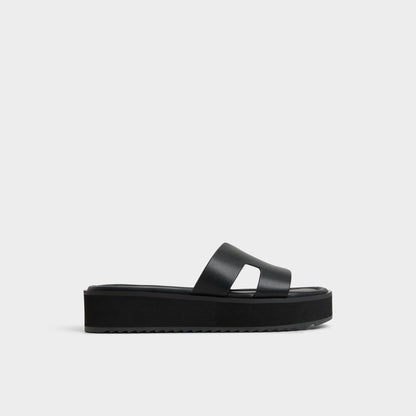 Anayelie in Black - Slide sandal, Platform | Aldo