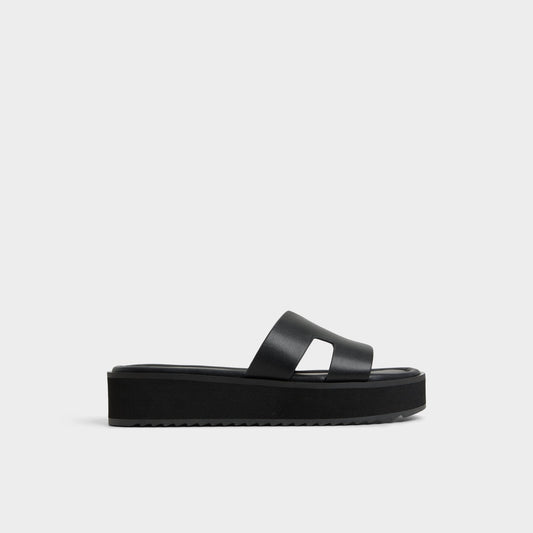 Anayelie in Black - Slide sandal, Platform | Aldo