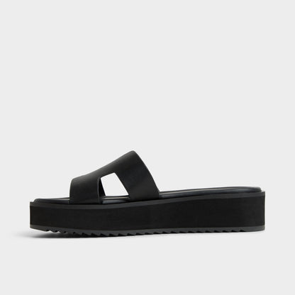 Anayelie in Black - Slide sandal, Platform | Aldo
