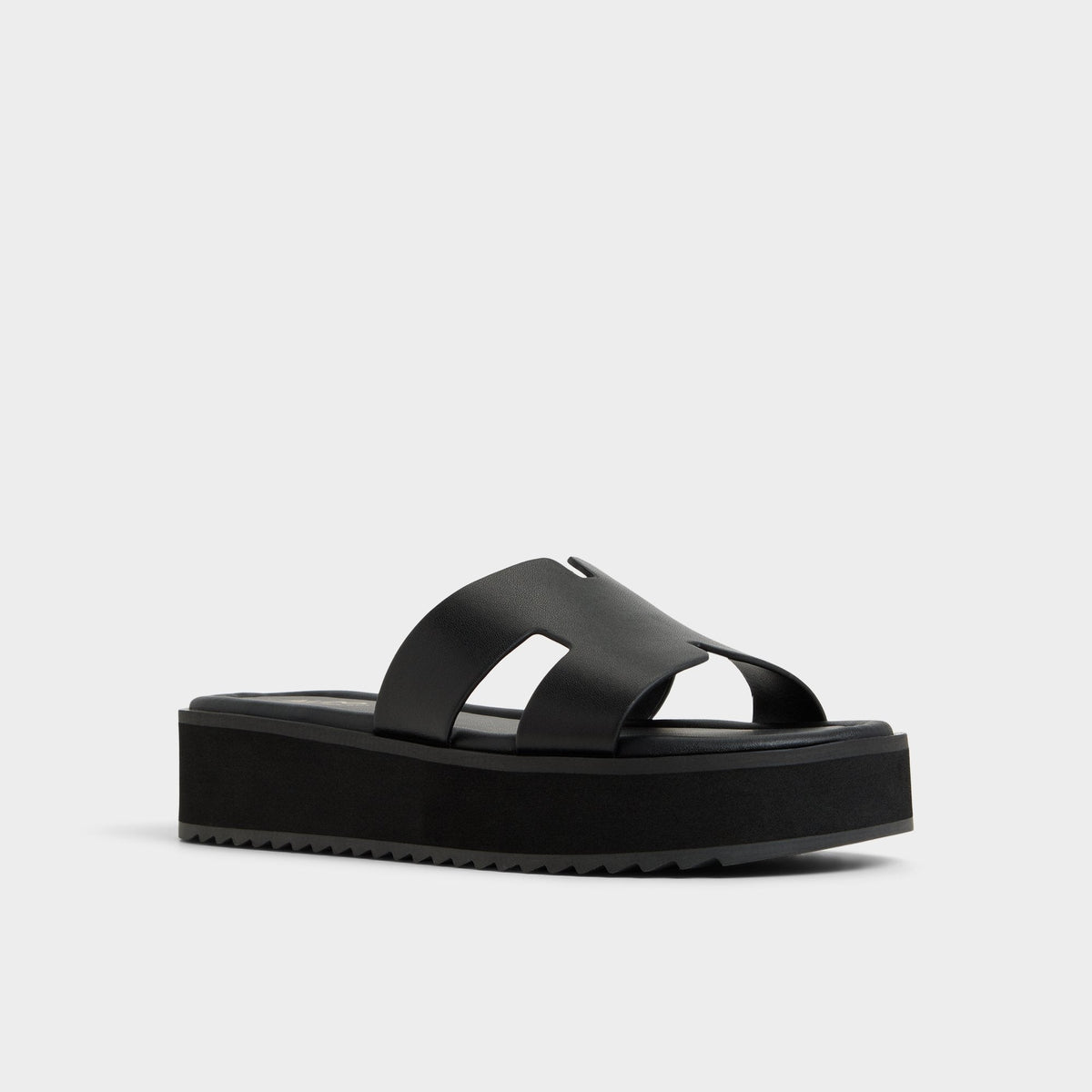 Anayelie in Black - Slide sandal, Platform | Aldo