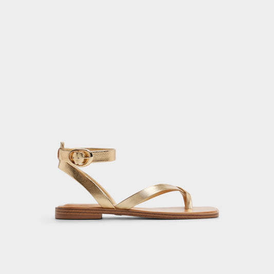 Daressi in Gold - Flat sandal | Aldo