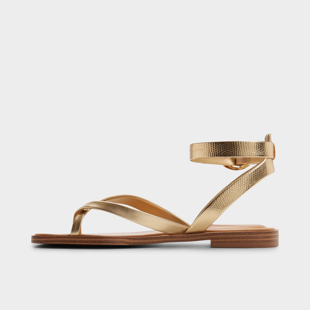 Daressi in Gold - Flat sandal | Aldo