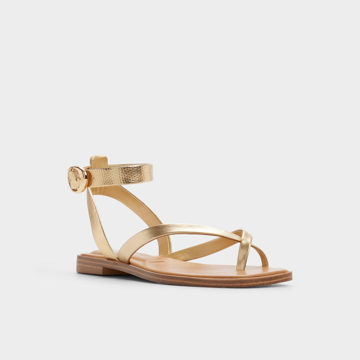 Daressi in Gold - Flat sandal | Aldo