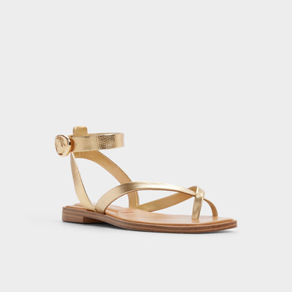 Daressi in Gold - Flat sandal | Aldo