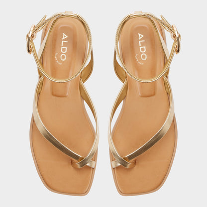 Daressi in Gold - Flat sandal | Aldo