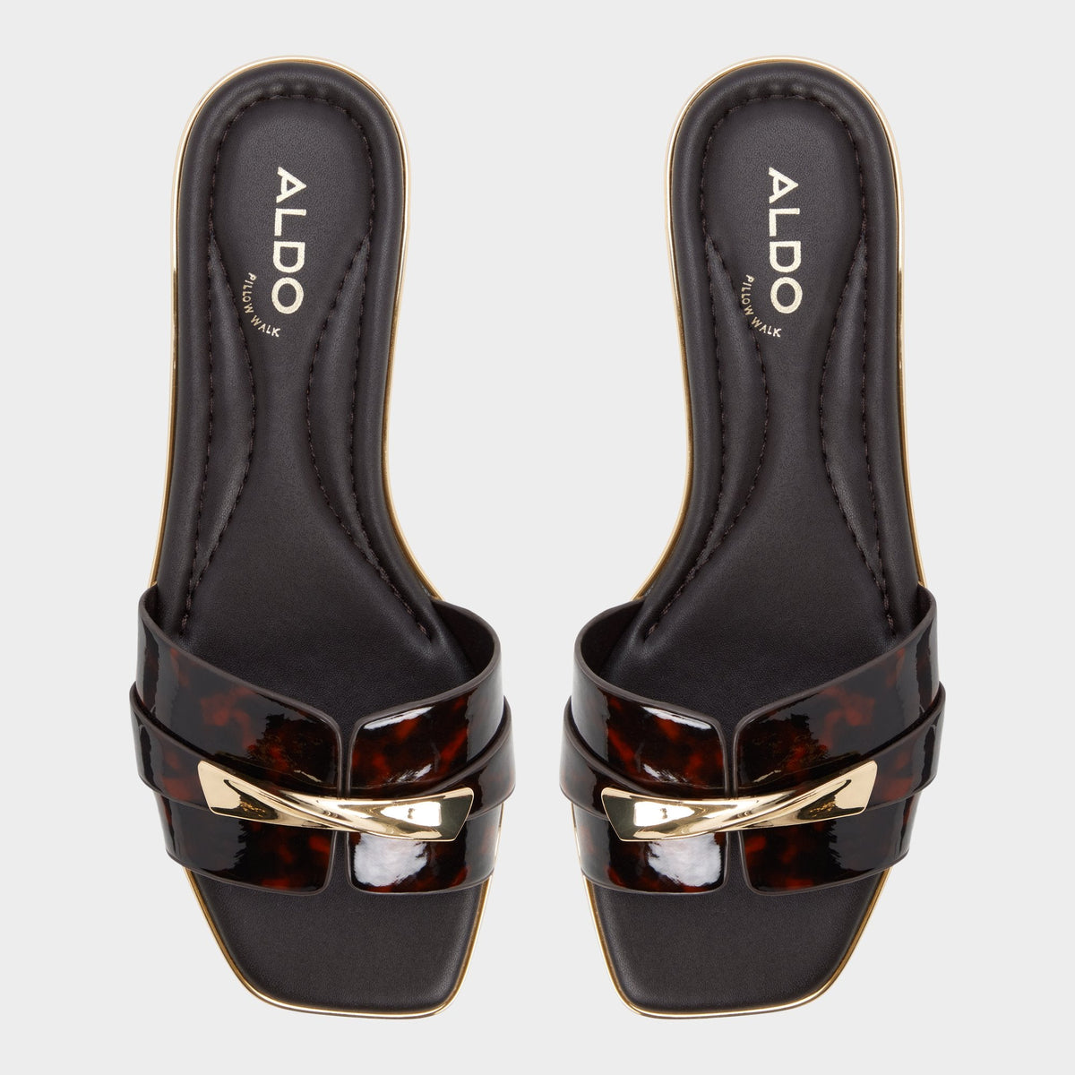 Darlina in Open Brown - Slide sandal | Aldo