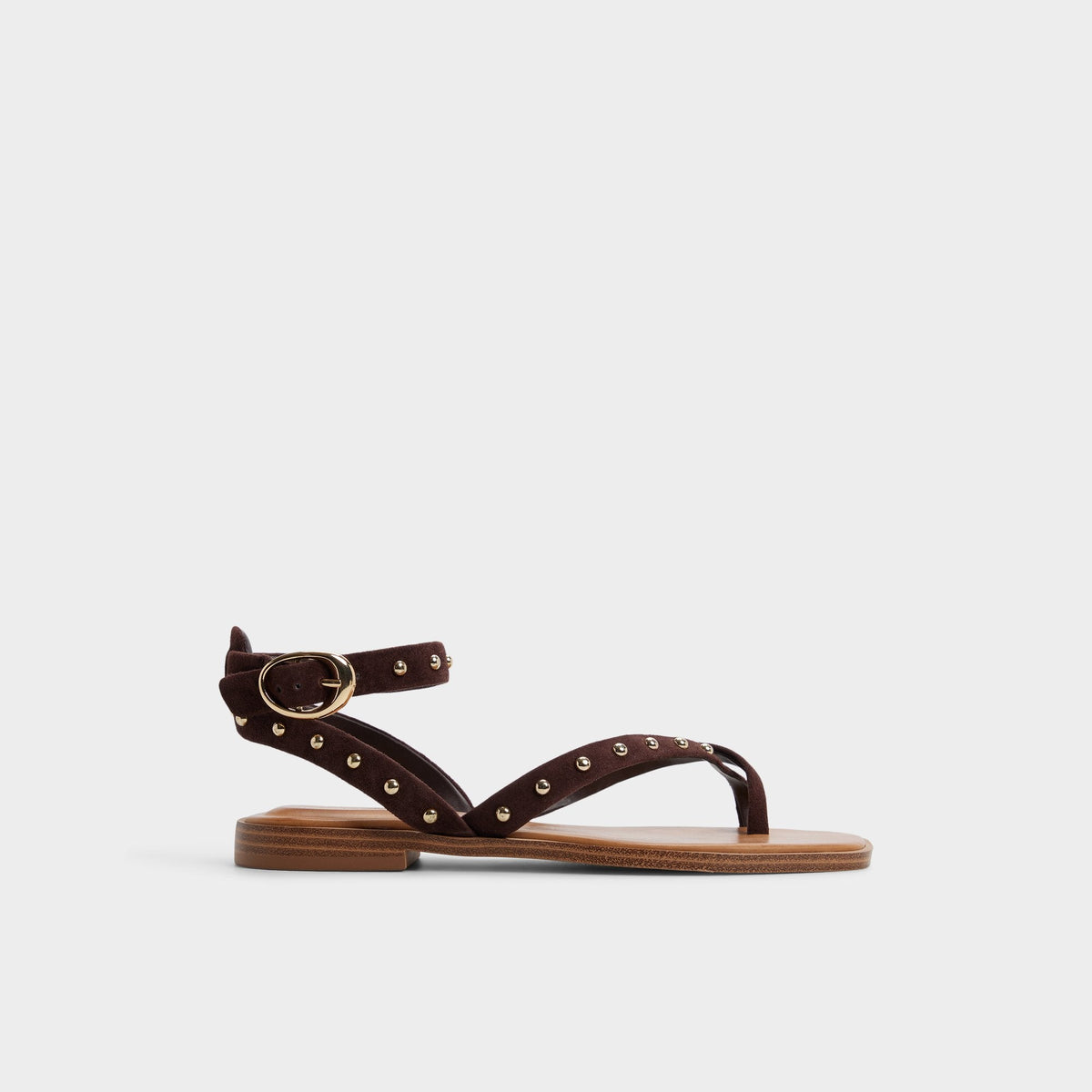 Daressi in Dark Brown - Flat sandal | Aldo