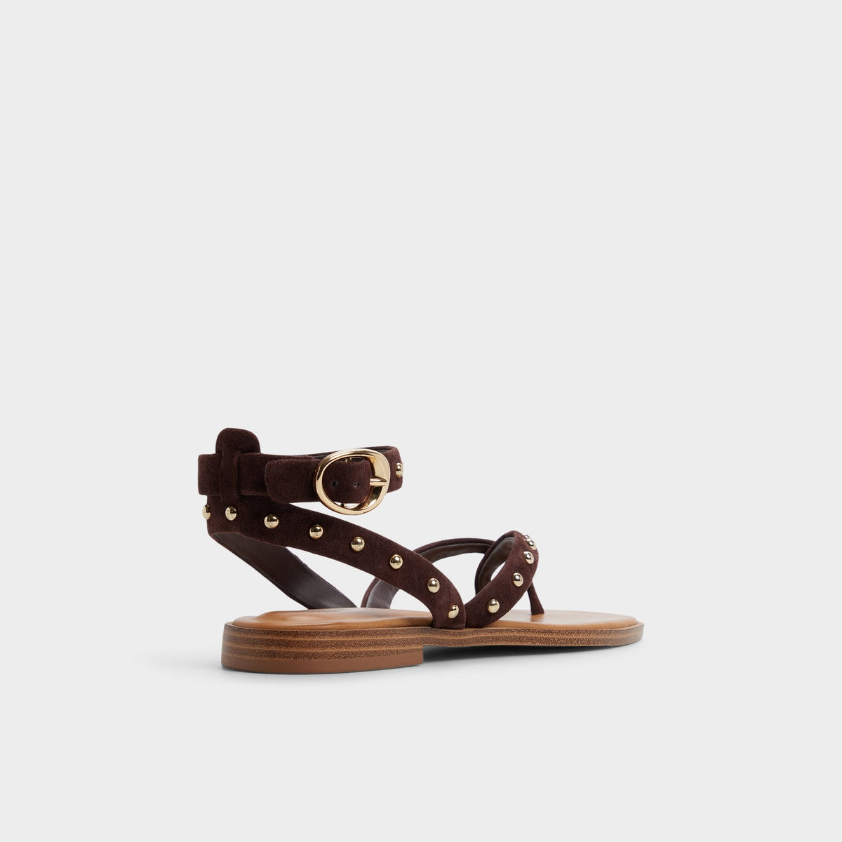 Daressi in Dark Brown - Flat sandal | Aldo