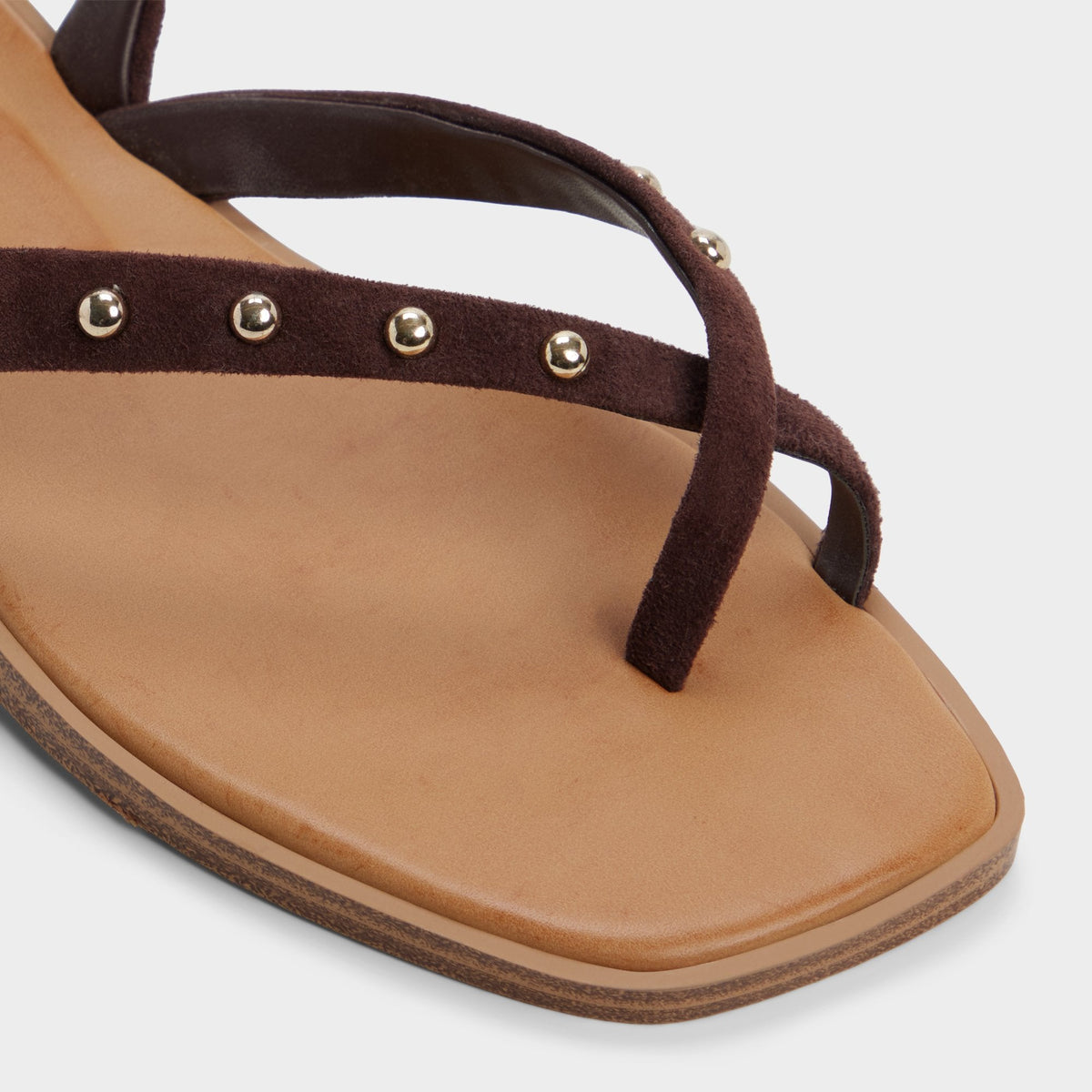 Daressi in Dark Brown - Flat sandal | Aldo