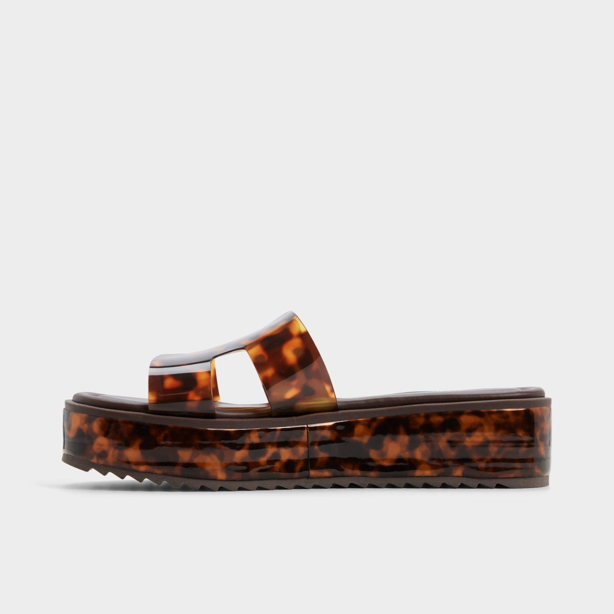 Anayelie in Open Brown - Slide sandal, Platform | Aldo