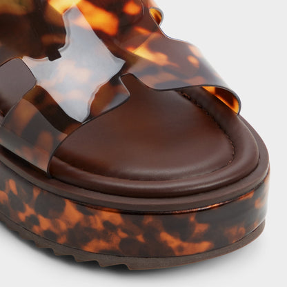 Anayelie in Open Brown - Slide sandal, Platform | Aldo