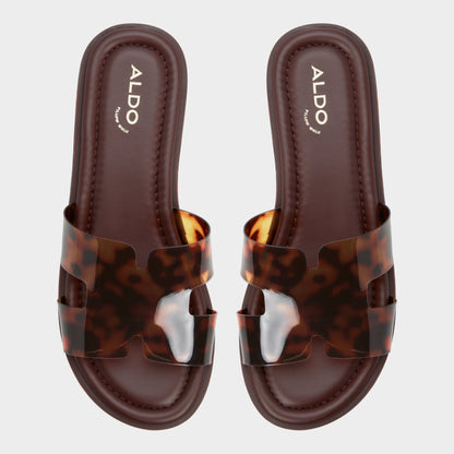 Anayelie in Open Brown - Slide sandal, Platform | Aldo