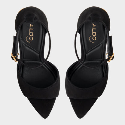 Medeza in Black - Strappy heeled sandal | Aldo