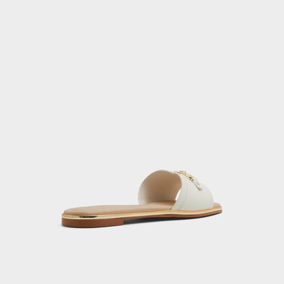 Alamassi Open White Women's Flats - Slide sandal | Aldo