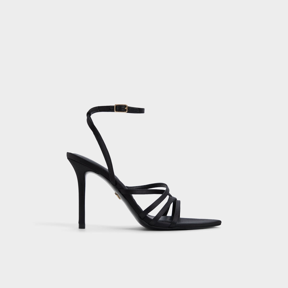 Solania Black Women's Strappy sandals - Strappy heeled sandal, Stiletto heel | Aldo