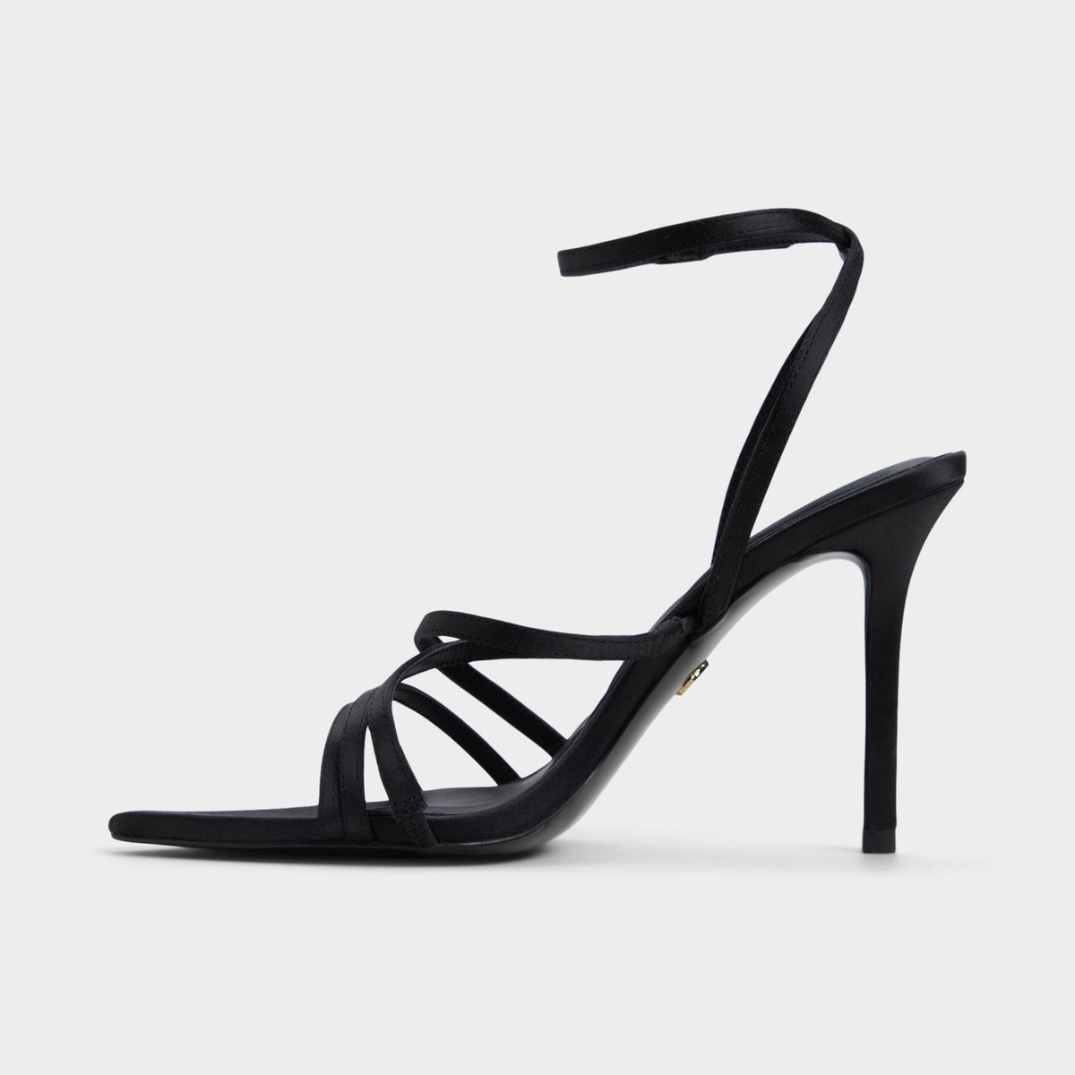 Solania Black Women's Strappy sandals - Strappy heeled sandal, Stiletto heel | Aldo