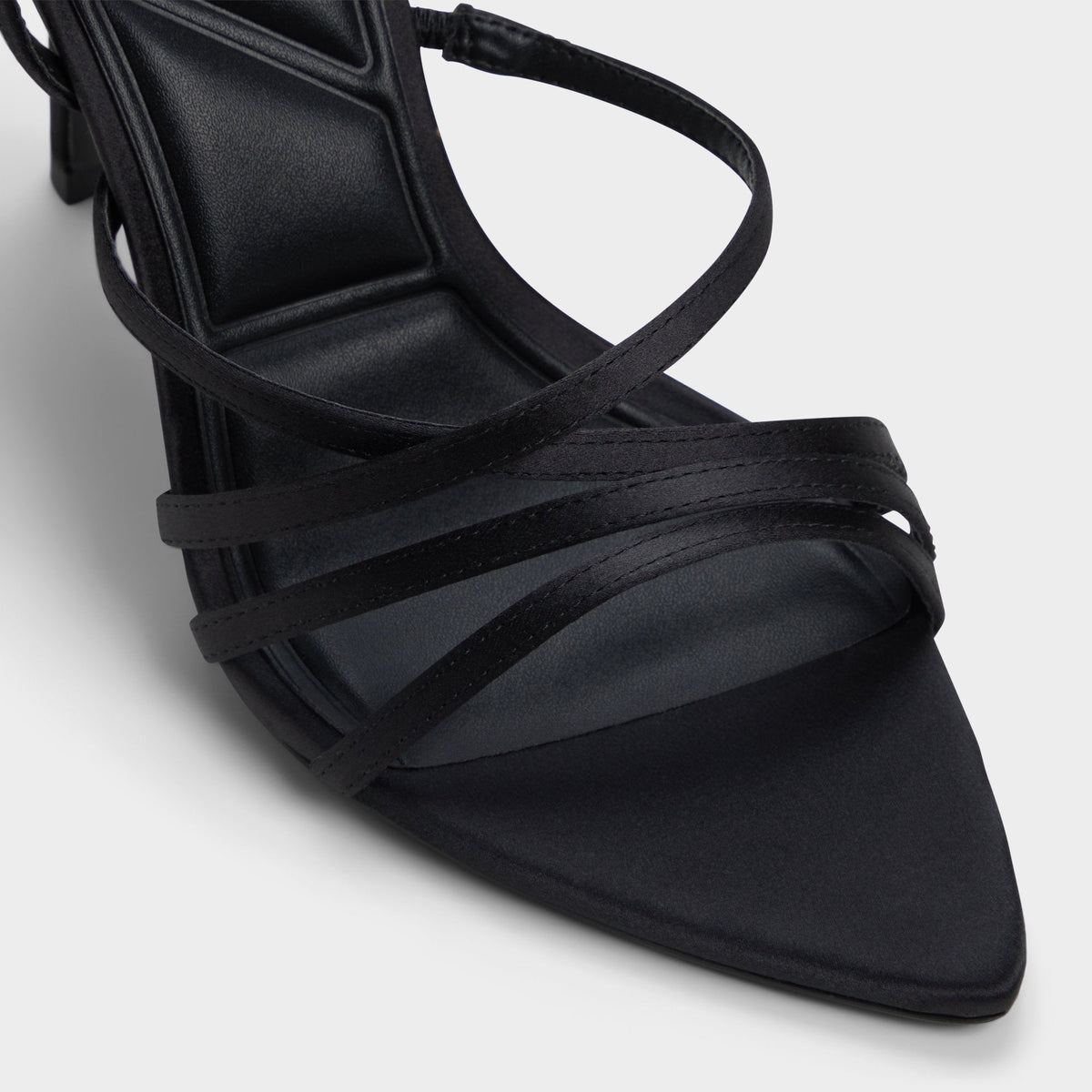 Solania Black Women's Strappy sandals - Strappy heeled sandal, Stiletto heel | Aldo