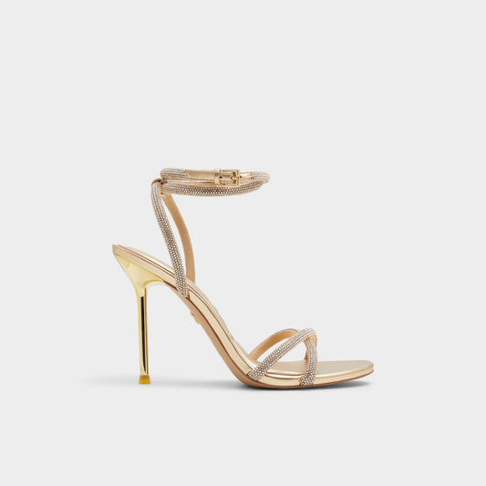 Manaelden Gold Women's Heeled sandals - Strappy heeled sandal, Stiletto heel | Aldo