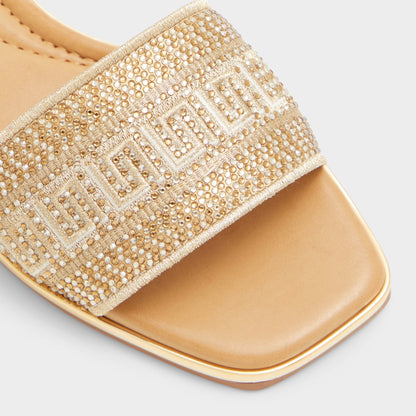 Oceania Gold Women's Flats - Slide sandal | Aldo
