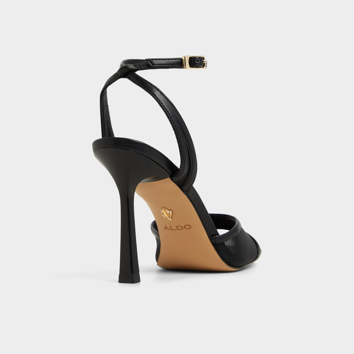 Sharra in Black 14119591 - Strappy heeled sandal, Stiletto heel | Aldo