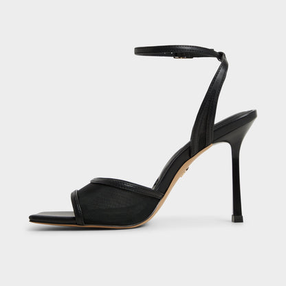 Sharra in Black 14119591 - Strappy heeled sandal, Stiletto heel | Aldo