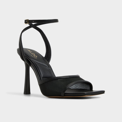 Sharra in Black 14119591 - Strappy heeled sandal, Stiletto heel | Aldo