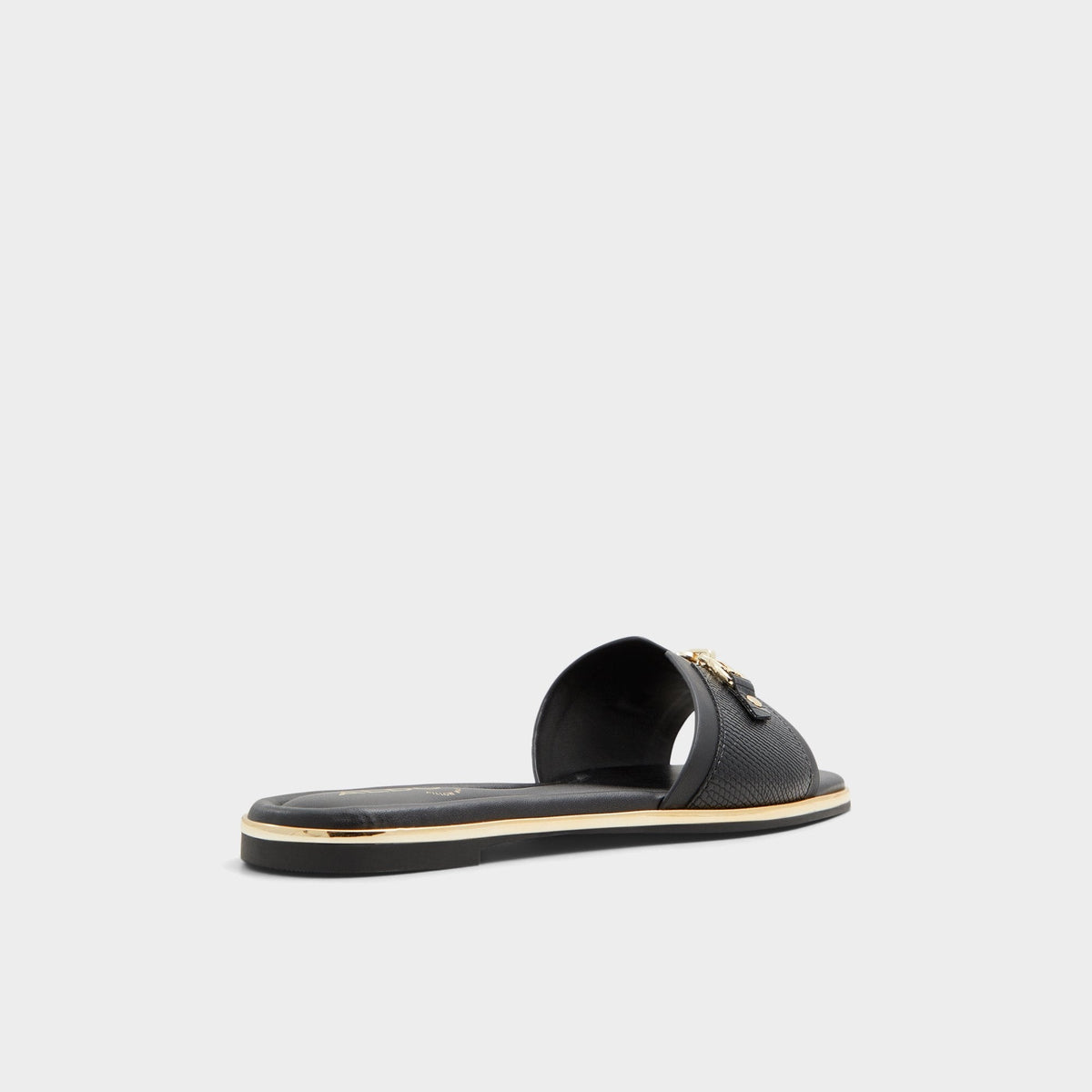 Alamassi Black Women's Flats - Slide sandal | Aldo