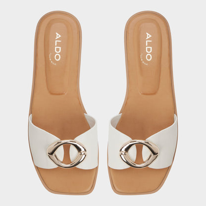 Biggin in White Bone - Slide sandal | Aldo