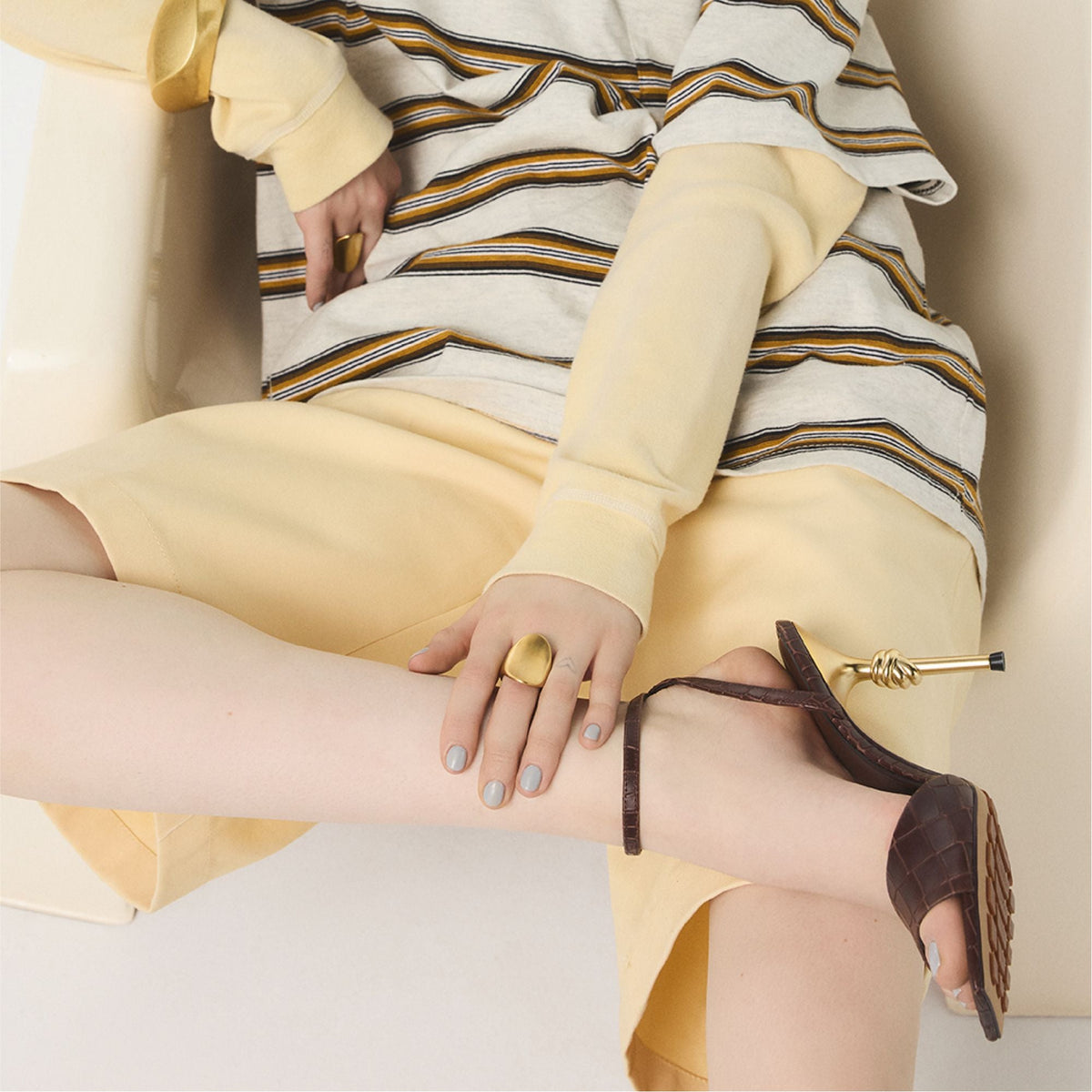 Harmonious in Dark Brown - Strappy heeled sandal | Aldo