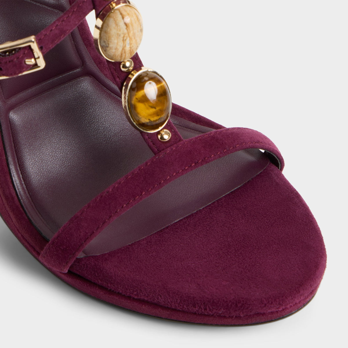 Opalia in Bordo - Strappy heeled sandal, Platform | Aldo