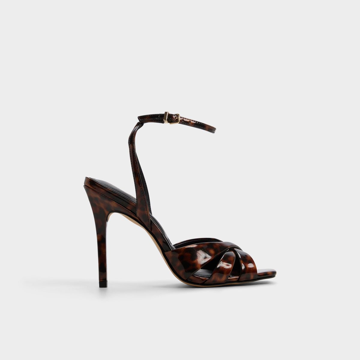 Meteora in Open Brown - Strappy heeled sandal, Stiletto heel | Aldo