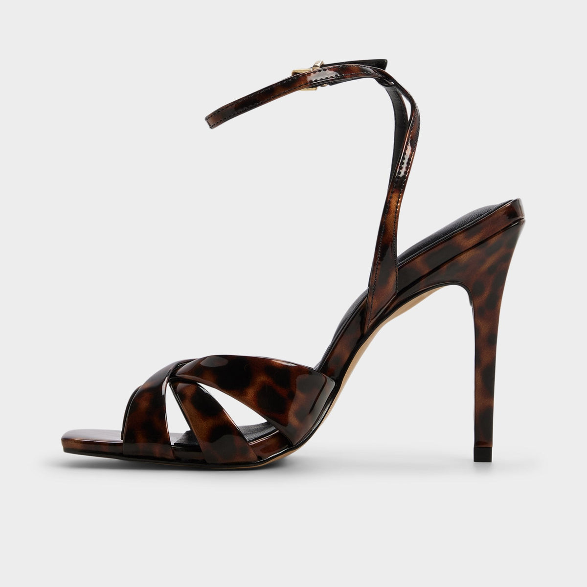 Meteora in Open Brown - Strappy heeled sandal, Stiletto heel | Aldo