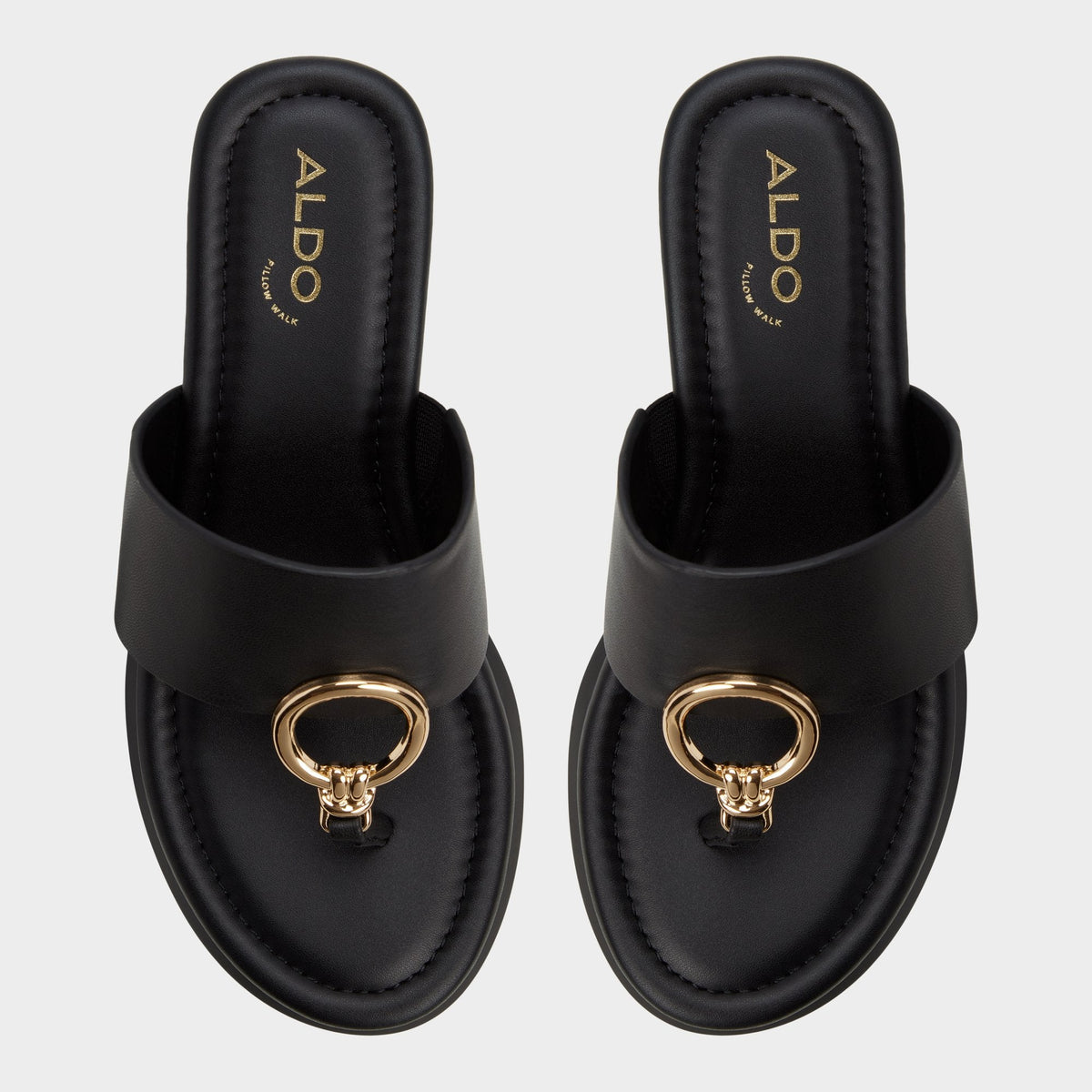 Friegan in Black - Slide sandal, Wedge heel | Aldo
